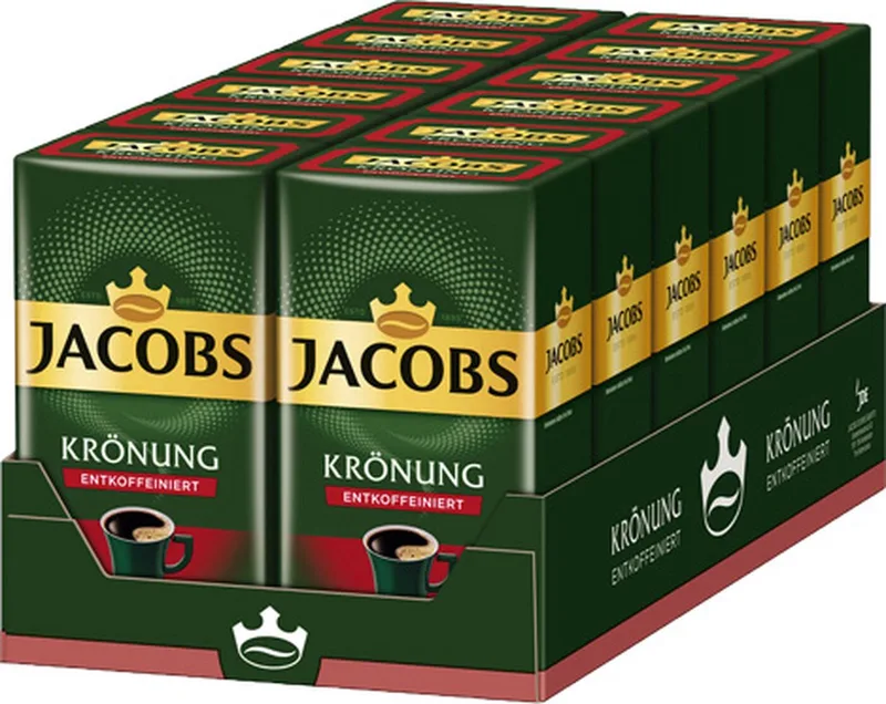 Krönung Cafeïnevrij Gemalen Koffie - 12x 500g by Jacobs – product photo