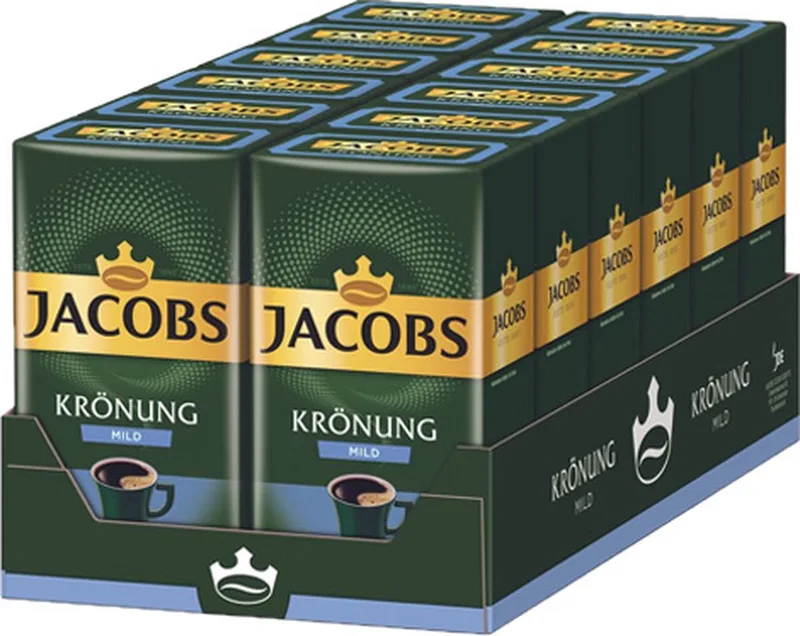 Kronung Mild Gemalen koffie - 12x 500g by Jacobs – product photo