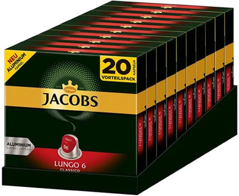 Lungo Classico - 10x 20 Capsules by Jacobs – product photo