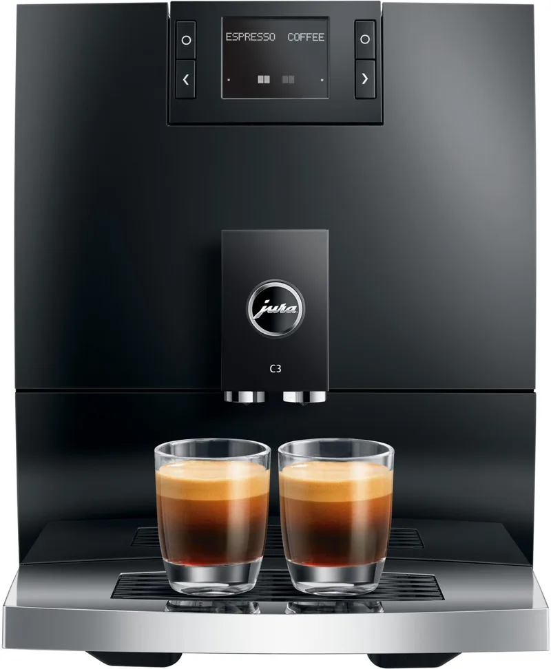 C3 (EA) - Volautomatische espressomachine van Jura in Piano Black – productfoto