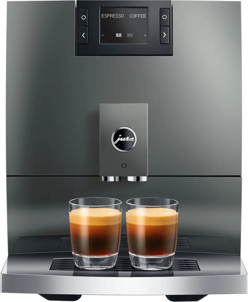 C3 (EA) - Volautomatische koffiemachine van Jura in Piano Inox – productfoto