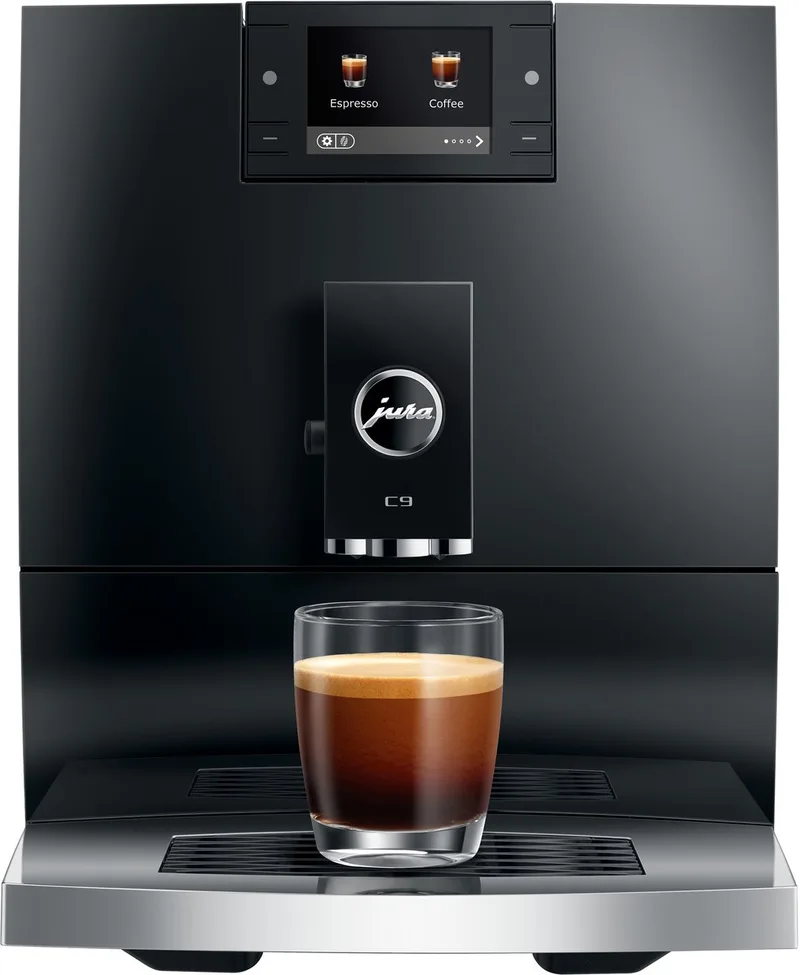 C9 Piano Black (EA) - Volautomatische espressomachine van Jura in Zwart hoogglans – productfoto