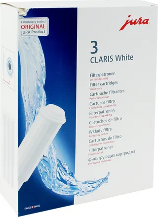 Claris White Waterfilter 3 stuks van Jura – productfoto 1 van 2