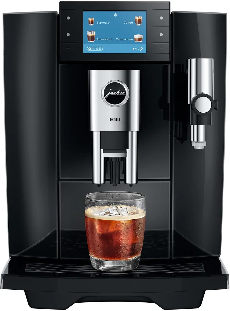 E10 (EA) - Volautomatische Koffiemachine van Jura in Diamond Black – productfoto