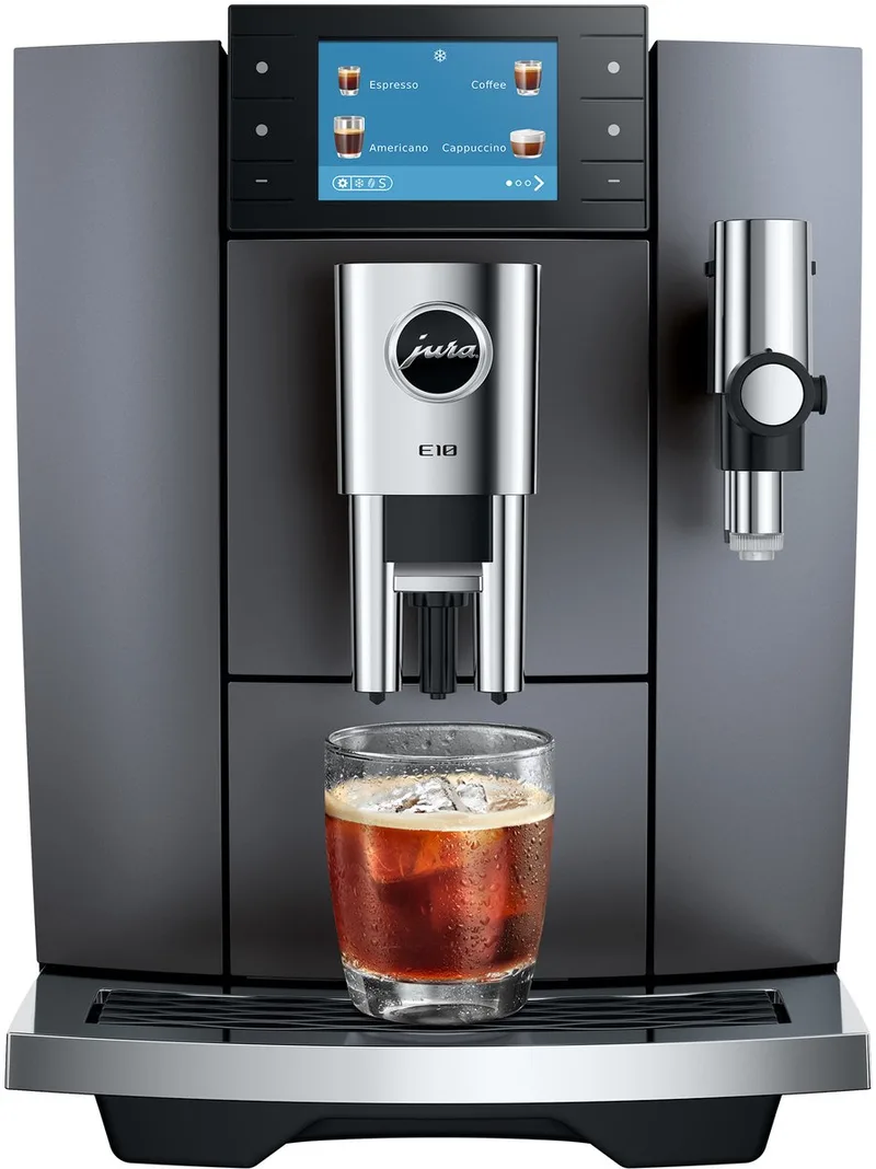 E10 Onyx Grey (EA) - Volautomatische Koffiemachine van Jura in Grijs – productfoto