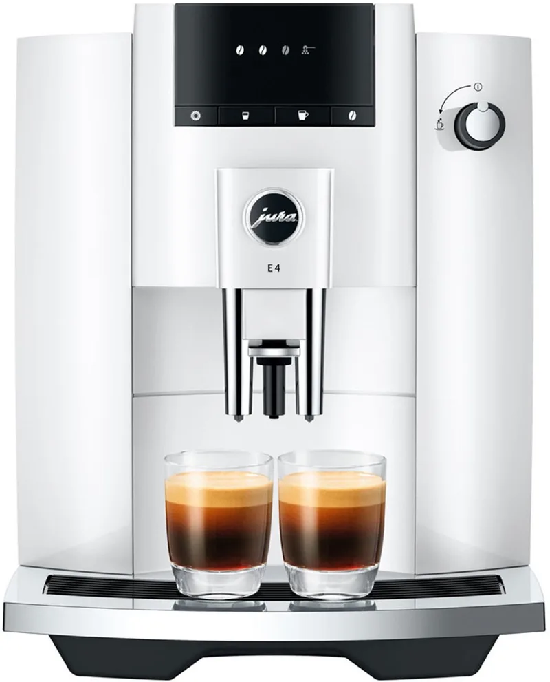 E4 (EA) - Volautomatische espressomachine van Jura in Piano White – productfoto