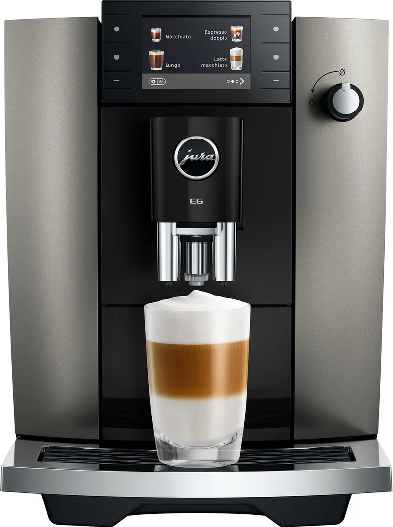 E6 (ED) - Volautomatische espressomachine van Jura in Dark Inox – productfoto