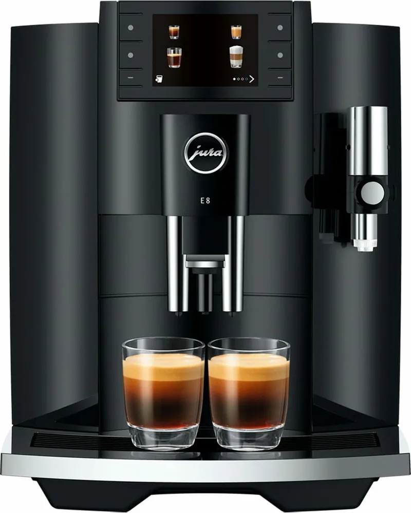 E8 (EC) - Volautomatische espressomachine by Jura in Piano Black – product photo