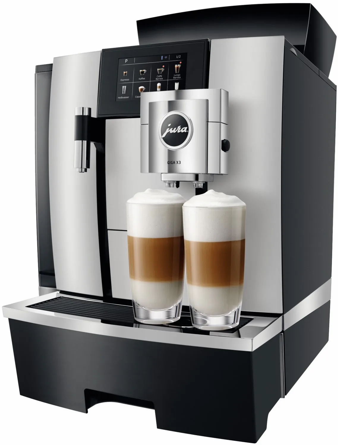 GIGA X3 Kaffee-Vollautomat von Jura in Aluminium – Produktfoto