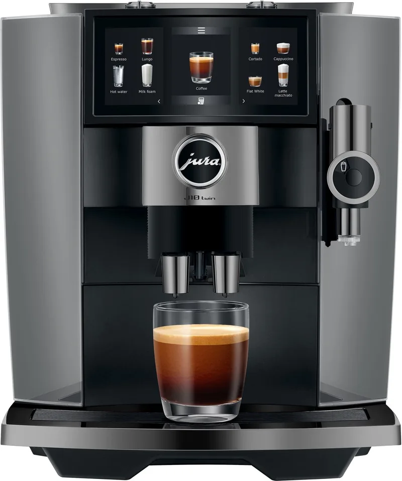 J10 twin (EA) - Volautomatische espressomachine de Jura en Diamond Onyx – photo produit