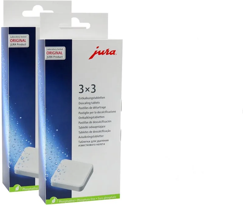 ontkalkingstabletten - Koffiemachineontkalker 2 PACK (18stuks) van Jura – productfoto