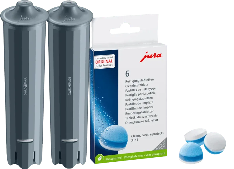Pflegeset ein halbes Jahr van Jura – productfoto