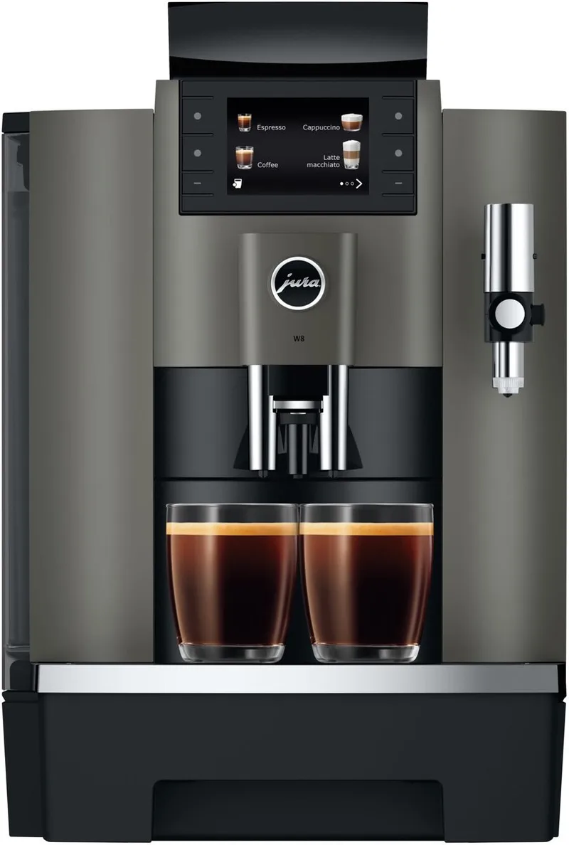W8 (EB) - Volautomatische espressomachine - Zakelijk från Jura i Dark Inox – produktbild