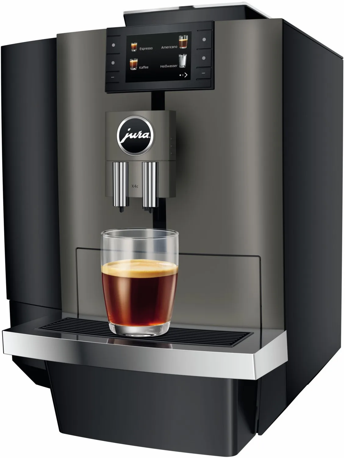 X4c Kaffee-Vollautomat Dark Inox von Jura – Produktfoto