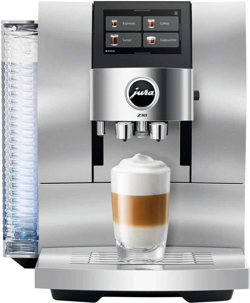 Z10 Aluminium White (EB) - Volautomatische espressomachine van Jura in Aluminium wit – productfoto