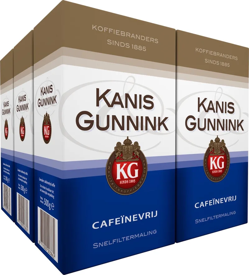 Decaf Filterkoffie - 6 x 500 gram van Kanis & Gunnink – productfoto
