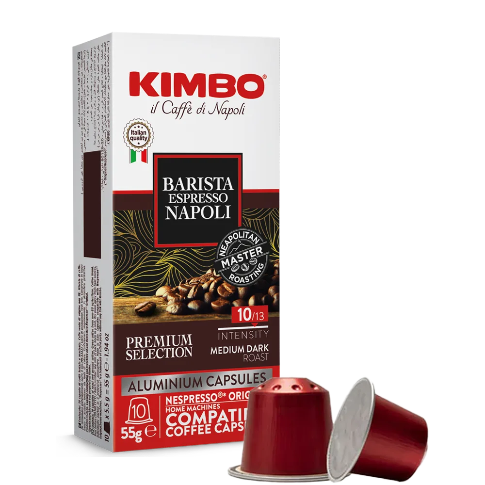 Barista Espresso Napoli - 10 koffiecups de Kimbo – photo produit