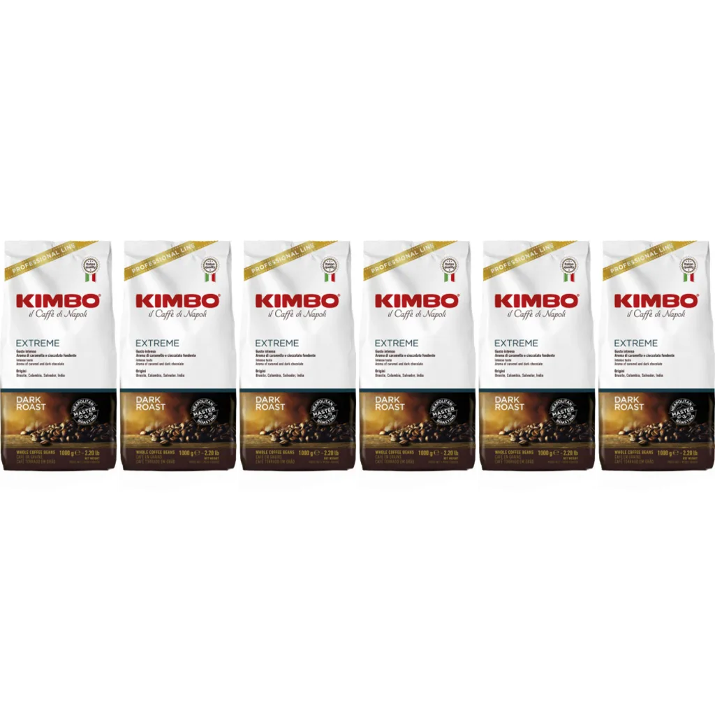 Espresso Bar Extreme - koffiebonen - 6 x 1 kilo van Kimbo – productfoto