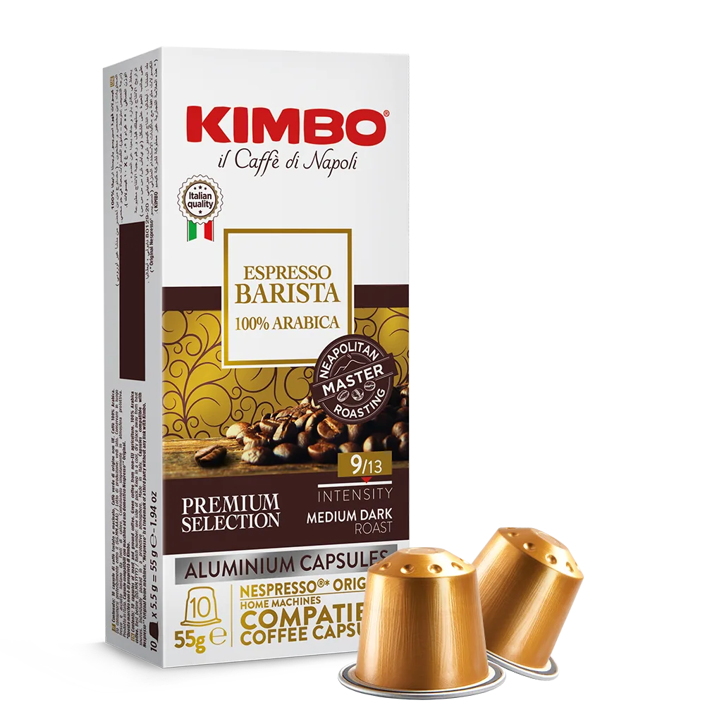 Espresso Barista - 10 koffiecups de Kimbo – photo produit
