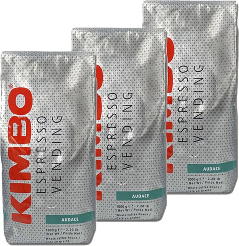 Espresso Vending Audace - koffiebonen - 3 x 1 kilo van Kimbo – productfoto