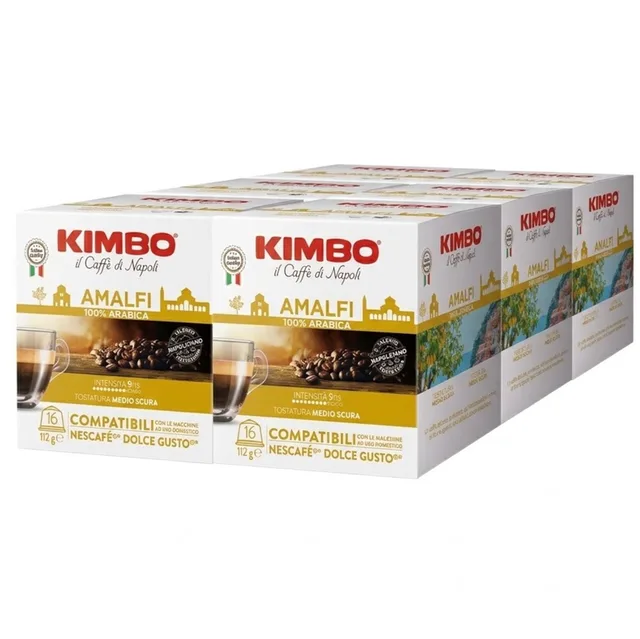 il Caffe di Napoli Amalfi - Multipack - 96 (6x16) Koffiecups Compatibel met Nescafe Dolce Gusto