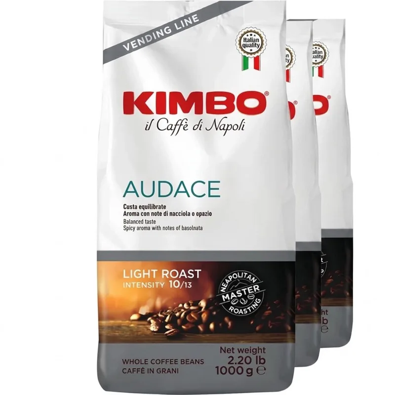 il Caffe di Napoli Audace - Multipack - Koffiebonen - 3kg (3x1000g) van Kimbo – productfoto