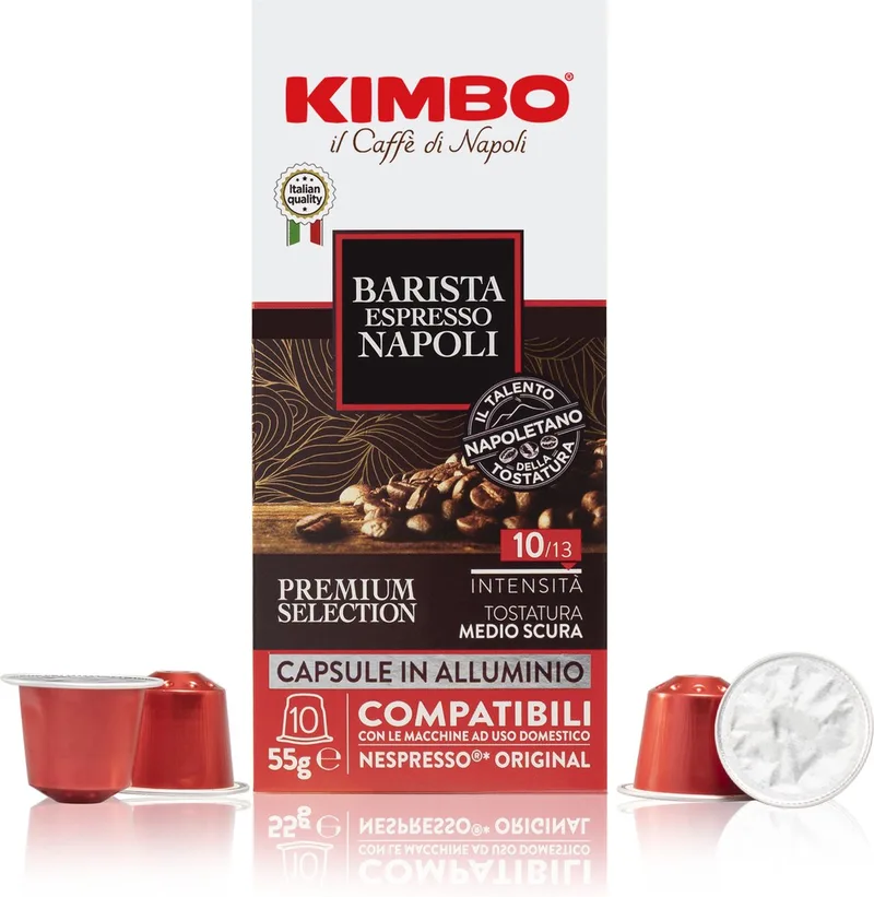 NAPOLI capsule compatibel NESPRESSO apparaten (30st ) van Kimbo – productfoto