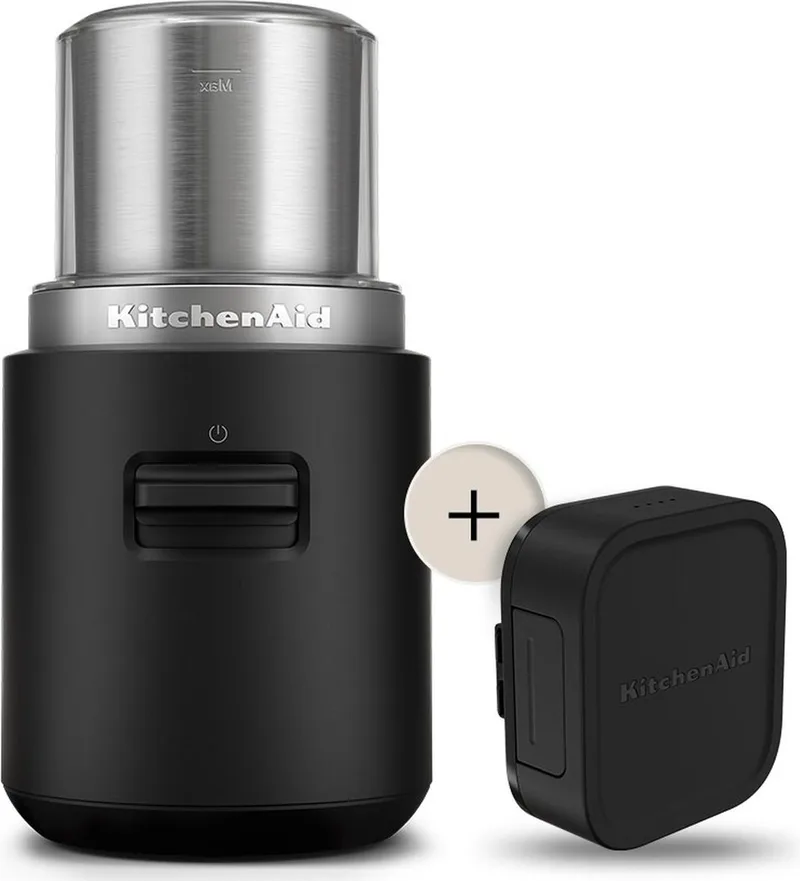 Go 5KBGR111BM - Elektrische Koffiemolen - Draadloos - Mat Zwart van KitchenAid in Matte Black – productfoto