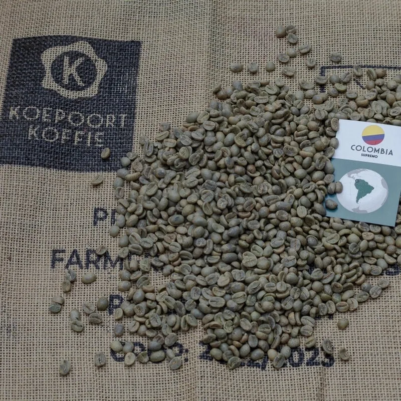 Colombia Supremo - ongebrande groene koffiebonen - 1 kg van Koepoort Koffie – productfoto