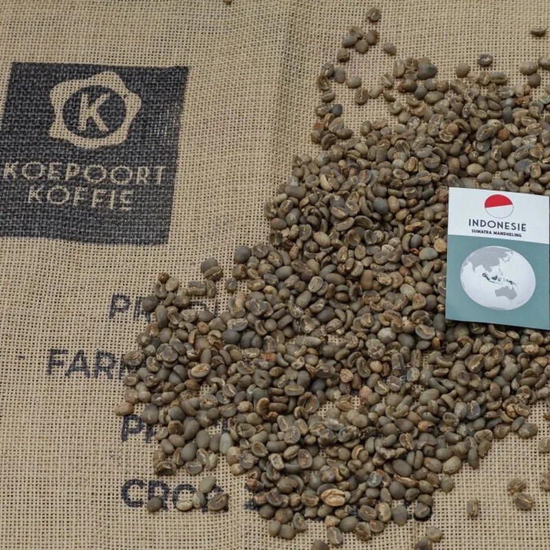 Indonesië Sumatra Mandheling - ongebrande groene koffiebonen - 1 kg by Koepoort Koffie – product photo
