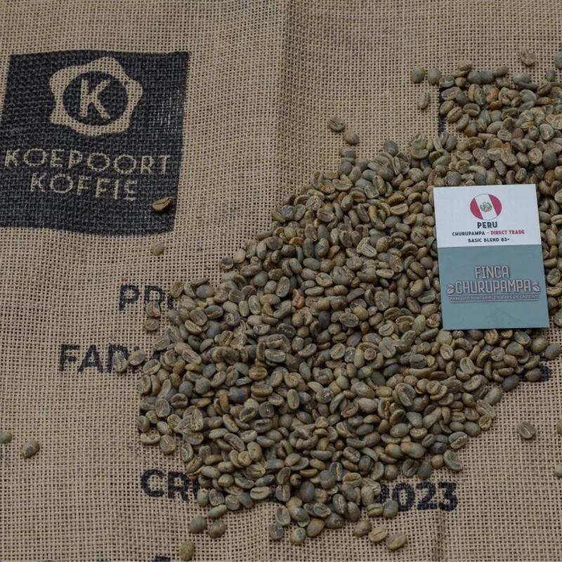 Peru Finca Churupampa basic 83+ - Direct Trade - ongebrande groene koffiebonen - 1 kg van Koepoort Koffie – productfoto