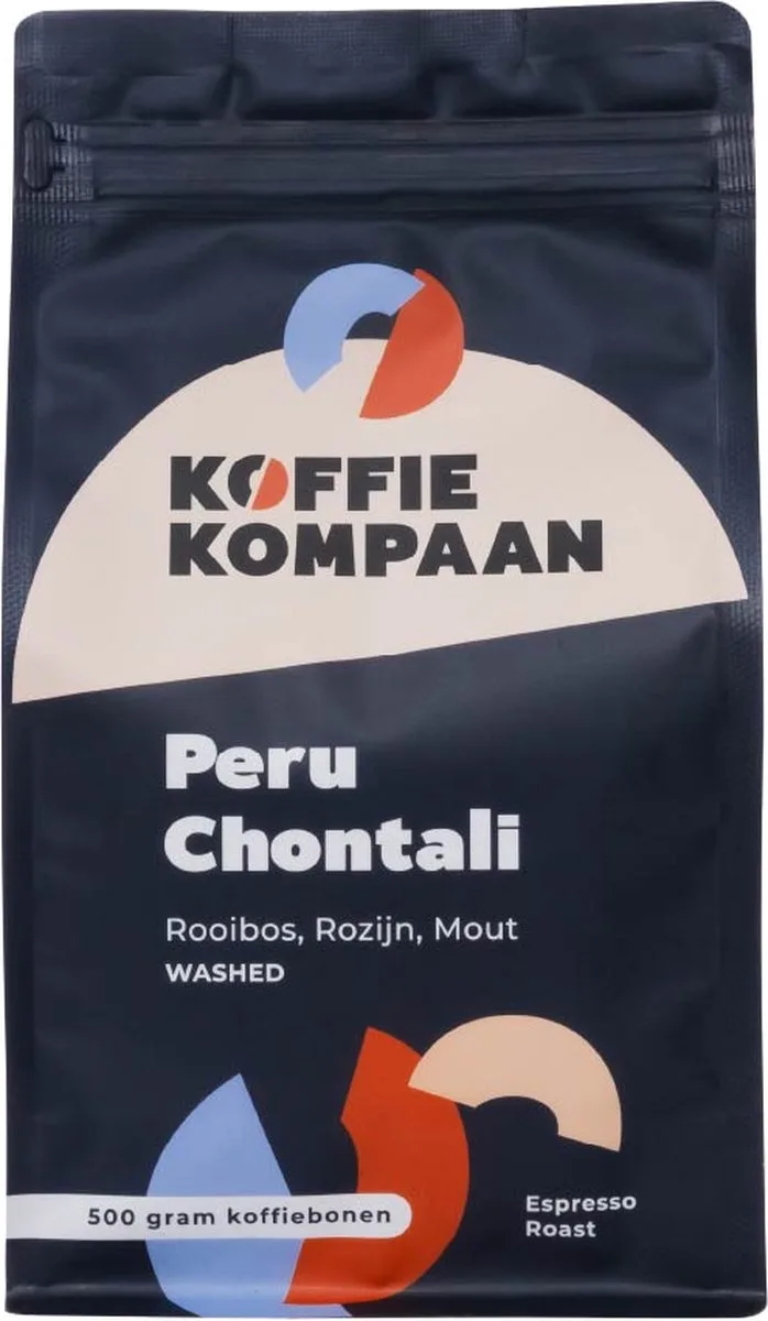 Peru Chontali Koffiebonen 500 gram van Koffiekompaan – productfoto