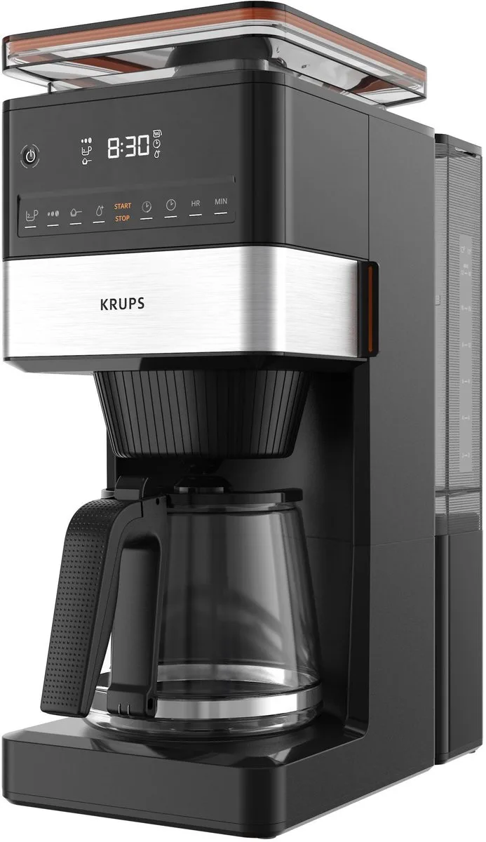 Aroma Partner KM8428 koffiezetapparaat Volledig automatisch Filterkoffiezetapparaat 1,5 l van Krups in Zwart – productfoto