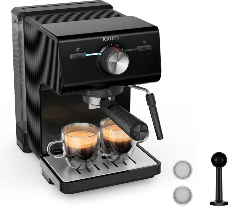 Authentic C50 Espresso machine by Krups in Black – product photo
