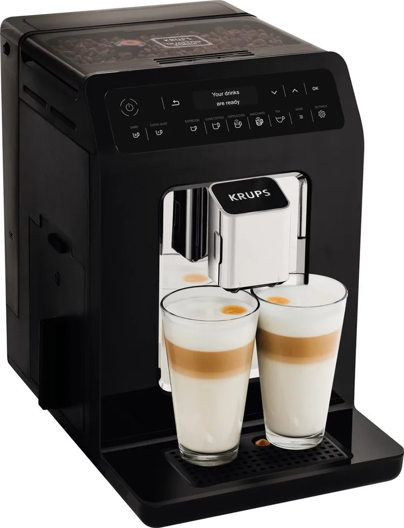 Evidence EA8908 - Volautomatische espressomachine van Krups in Zwart – productfoto