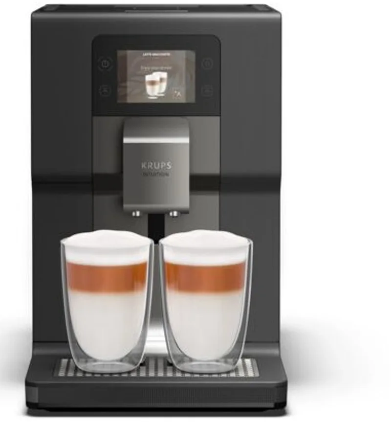 Intuition Preference+ EA875U - Volautomatische Koffiemachine - Smart Touchscreen - 24 Drankprogramma’s - Persoonlijke Profielen van Krups in Zwart – productfoto