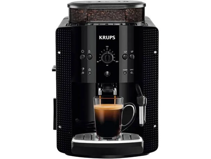 Kaffeevollautomat EA8108, Krups EA8108 Vollautomat Kaffeemaschine 15 bar 1,8L Schwarz von Krups – Produktfoto