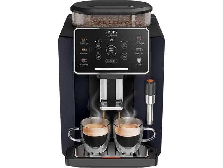 Kaffeevollautomat EA910B10, KRUPS EA910B10 Sensation Kaffeevollautomat Schwarz de Krups – photo produit