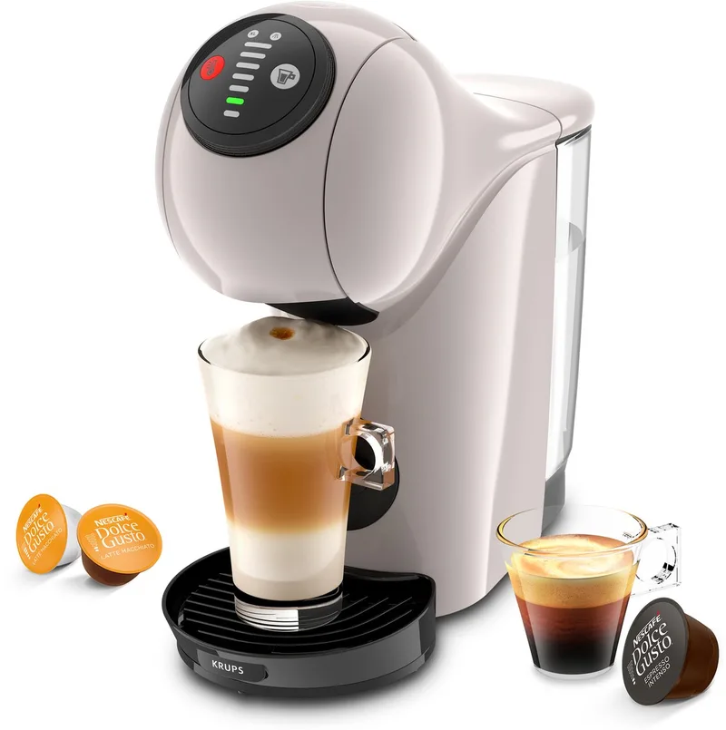 NESCAFÉ Dolce Gusto Genio S KP243A - Koffiecupmachine - Basic - Automatische Stop - Eenvoudig Personaliseren - Met XL-functie - Voor Dolce Gusto Cups van Krups in Taupe – productfoto