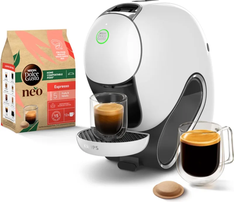 NESCAFÉ DOLCE GUSTO NESCAFÉ® Dolce Gusto® KP8301 NEO Caffè koffiemachine by Krups in Black, White – product photo