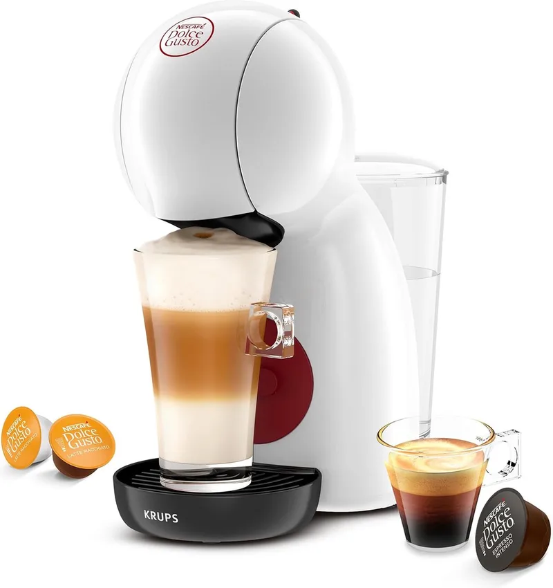 NESCAFÉ Dolce Gusto Piccolo XS KP1A31 - Koffiecupmachine - Wit - Compact - Voor Dolce Gusto Cups by Krups in White, Black – product photo