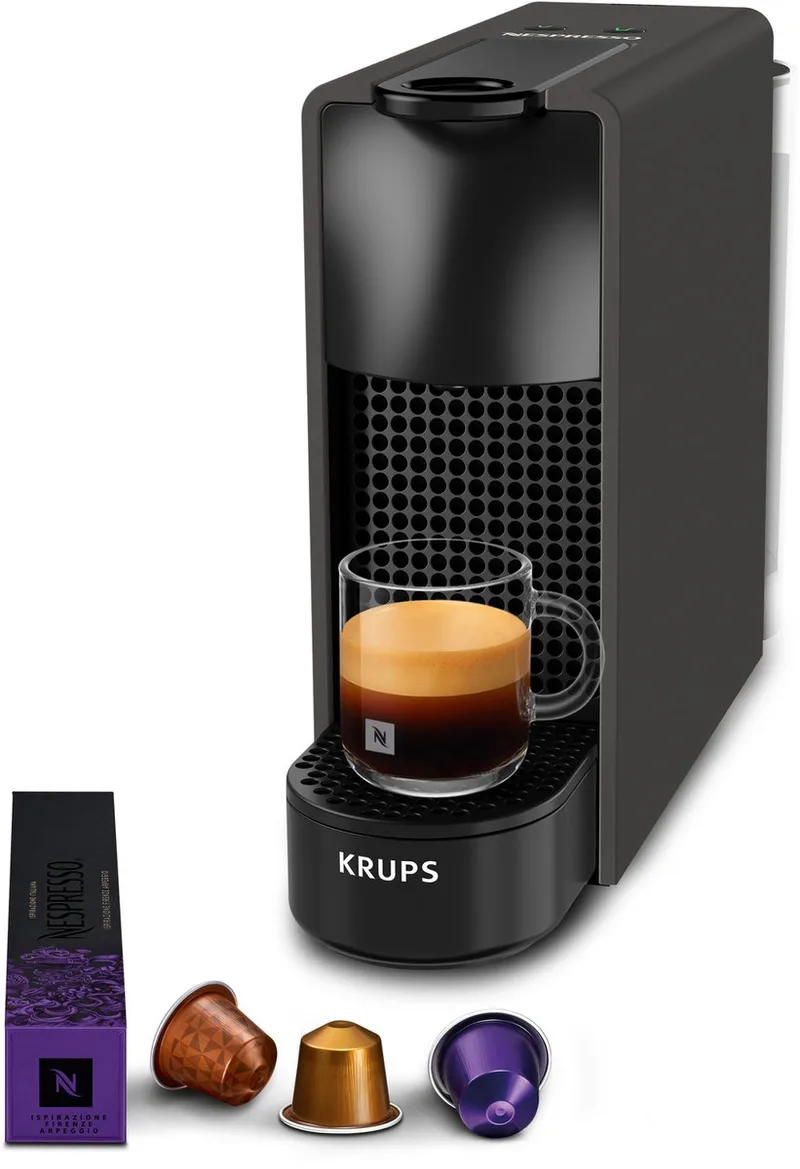 Nespresso Essenza Mini XN110 - Koffiecupmachine - Black von Krups in Matzwart, Anthrazit – Produktfoto