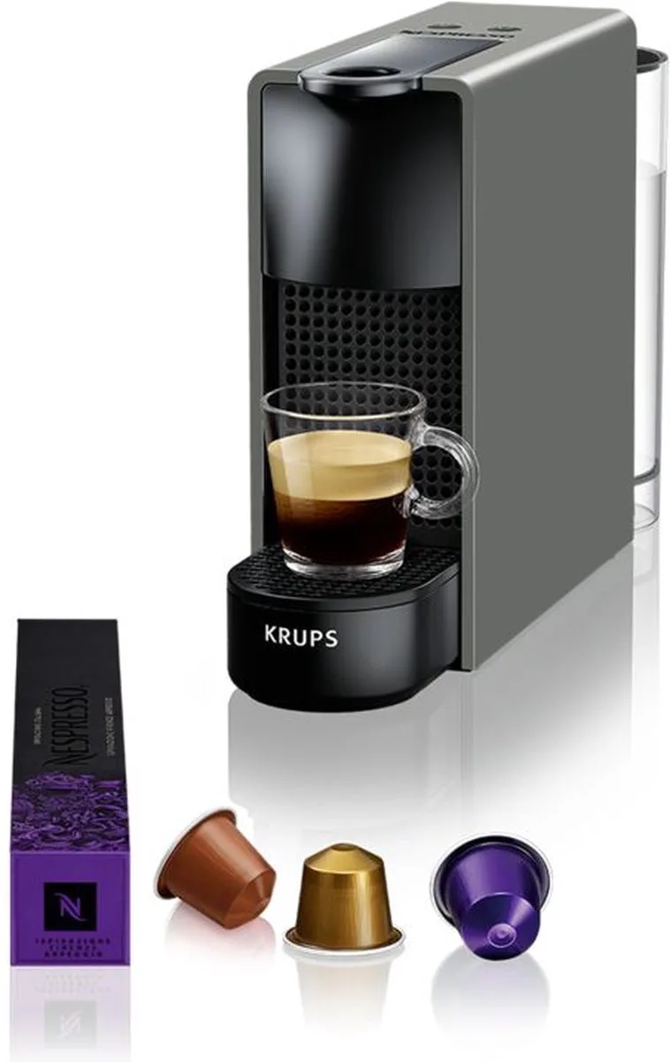 Nespresso Essenza Mini XN110B - Koffiecupmachine van Krups in Grijs – productfoto