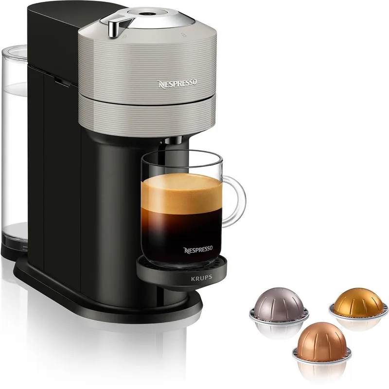 Nespresso Vertuo Next XN910B10 - Koffiecupmachine von Krups in Grau – Produktfoto