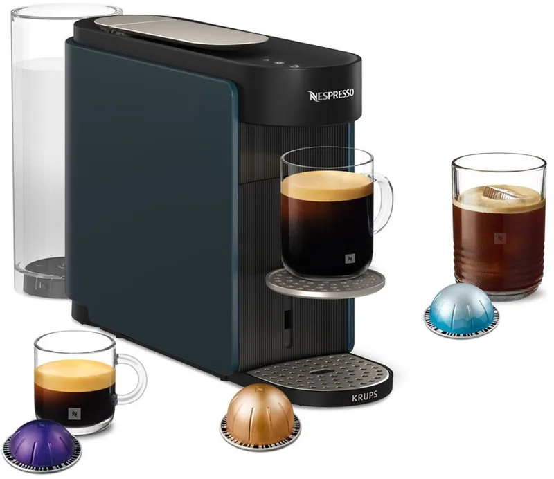 Nespresso Vertuo UP XN9404 - Koffiecupmachine van Krups in Blauw – productfoto
