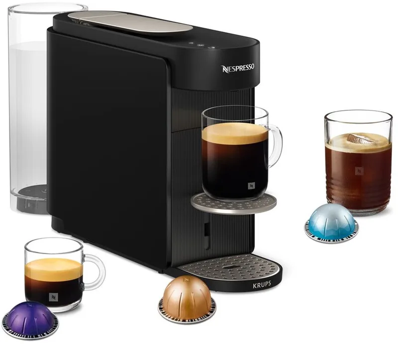 Nespresso Vertuo UP XN9408 - Koffiecupmachine - Snel opgewarmd van Krups in Zwart – productfoto