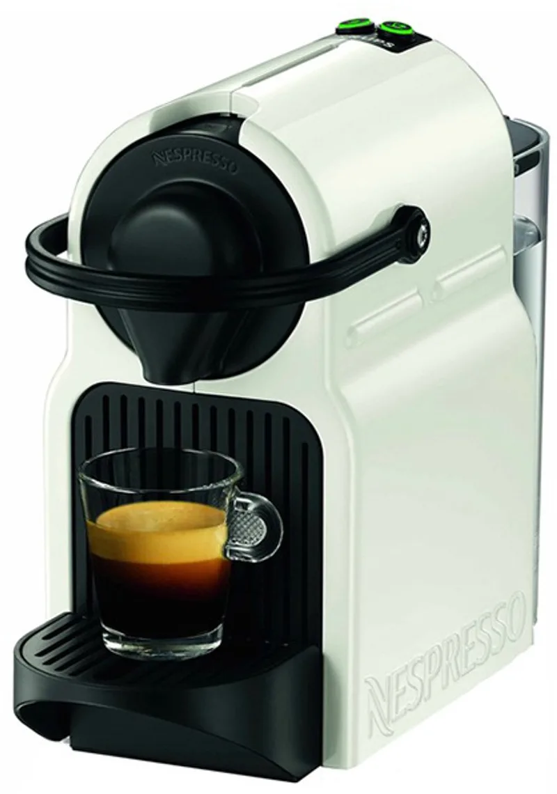 Nespresso YY1530FD Inissia Expresso Capsules, Druk 19 balken, wit van Krups in Zwart, Wit – productfoto