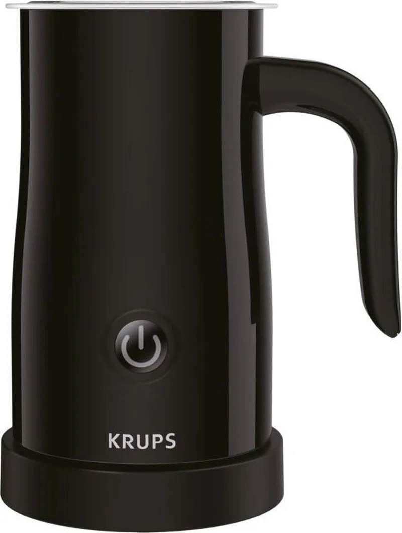 XL1008 - Elektrische Melkopschuimer - Zwart - Compact - Geschikt voor Warme en Koude Melk van Krups in Meerkleurig – productfoto