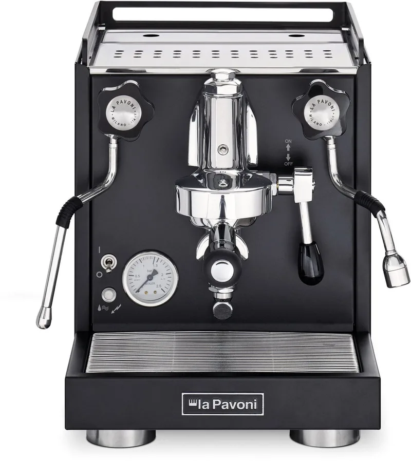 Espressomachine Cellini Classic van La Pavoni in Zwart – productfoto