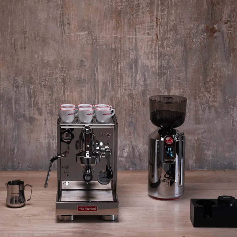 Mini Cellini LPSMCS01EU Espresso machine - Zilver van La Pavoni in Roestvrij staal – productfoto